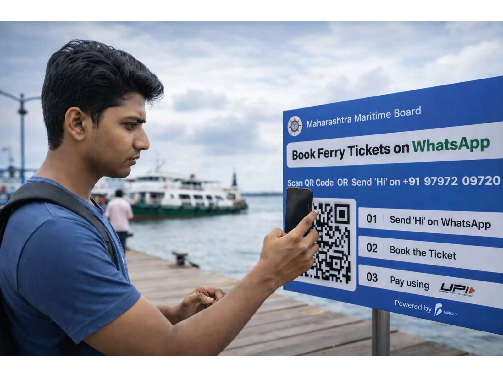India's First Ferry Ticketing on WhatsApp Launched by Maharashtra Maritime Board