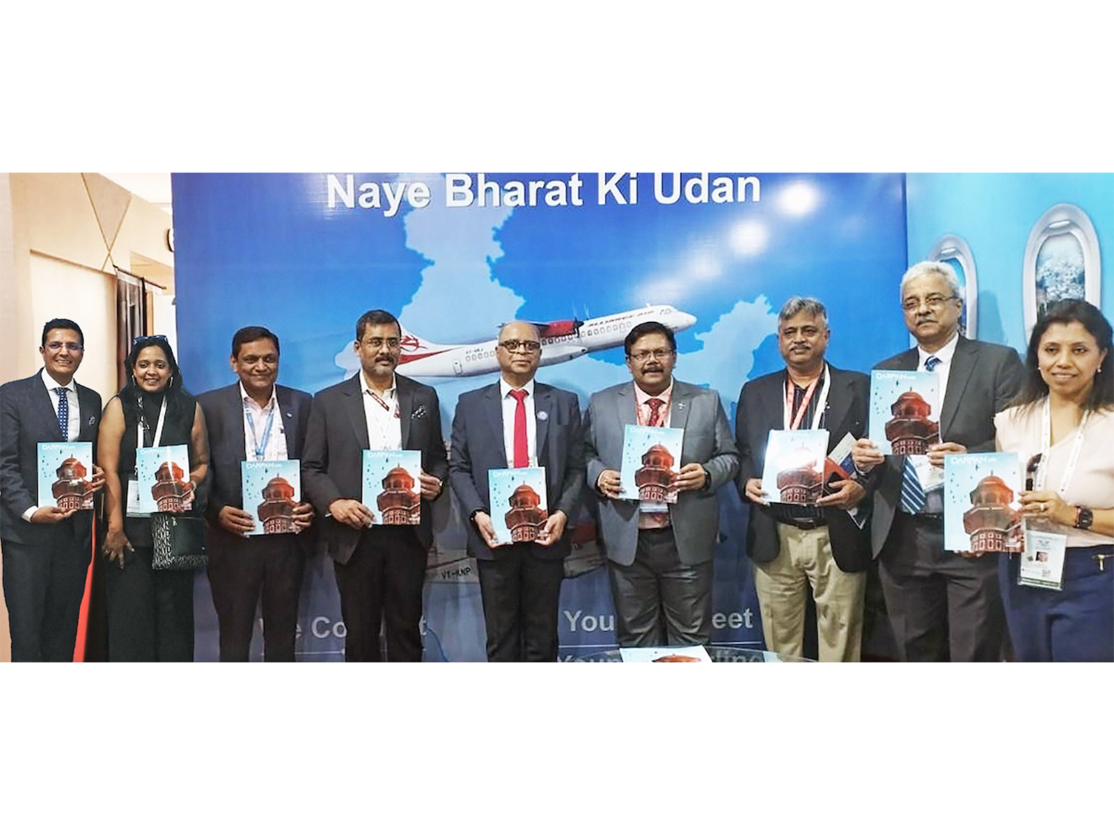 The magazine was launched by Sh. Amit Kumar, CMD, AIAHL; Alliance Air CEO Sh. Rajarshi Sen & Dr. Nikhil Kanodia, CVO, AIAHL. Senior officials, AIASL & AIESL; Mr. Prakash Johari and his team