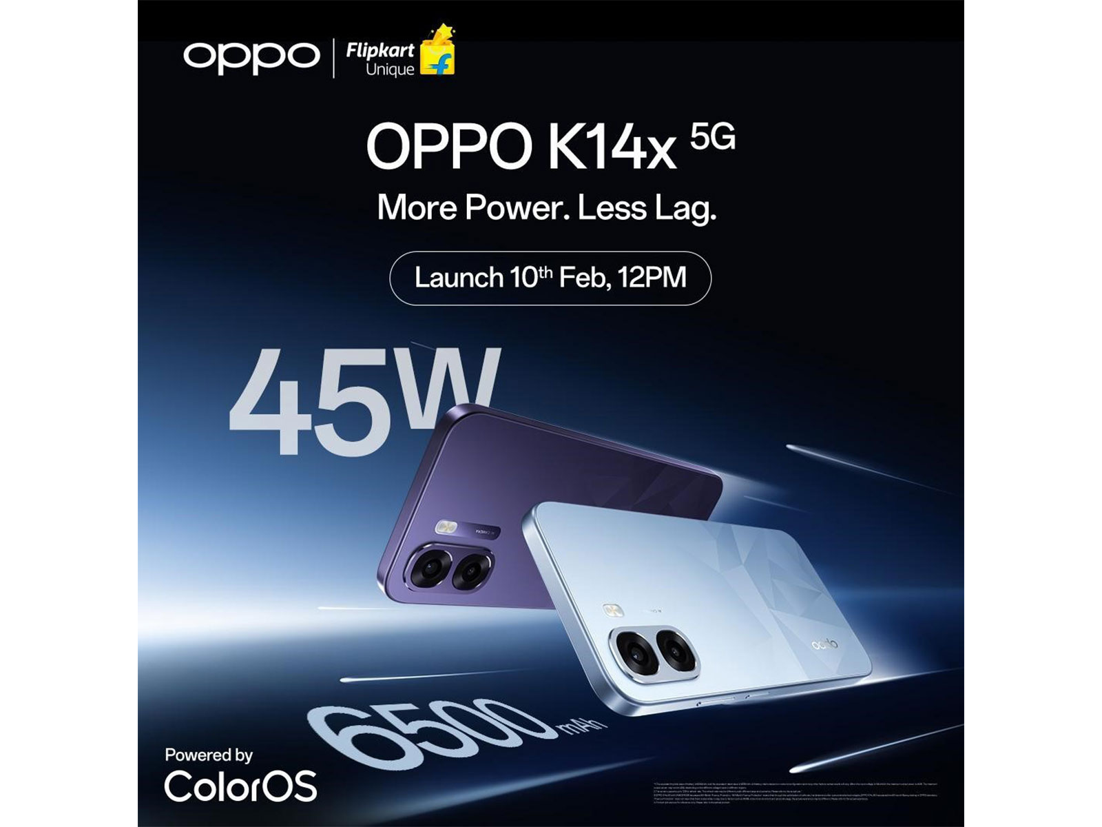 OPPO K14x 5G Set to Launch in India on 10th February 2026 Power, Performance and Smoothness Come Together in the Next K Series Smartphone