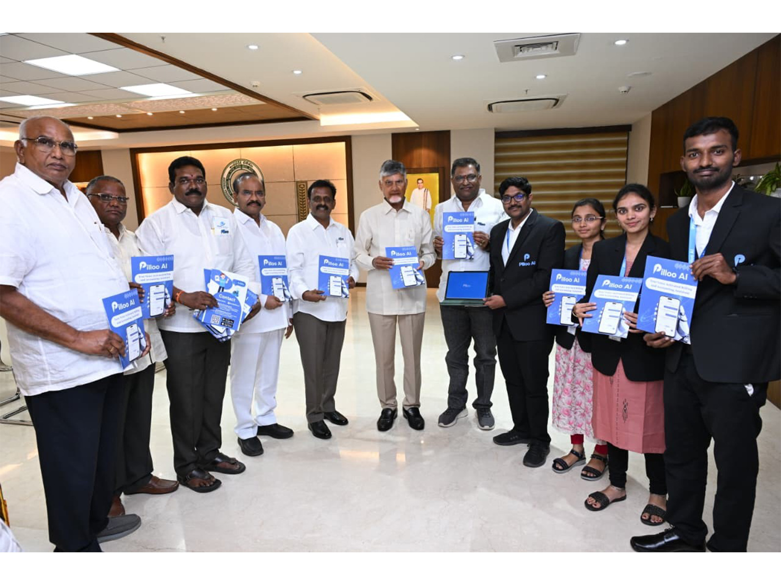 Pilloo AI Launched as India's First Voice-Based Billing & Accounting AI Agent for Small and Medium Businesses launched by Andhra Pradesh CM
