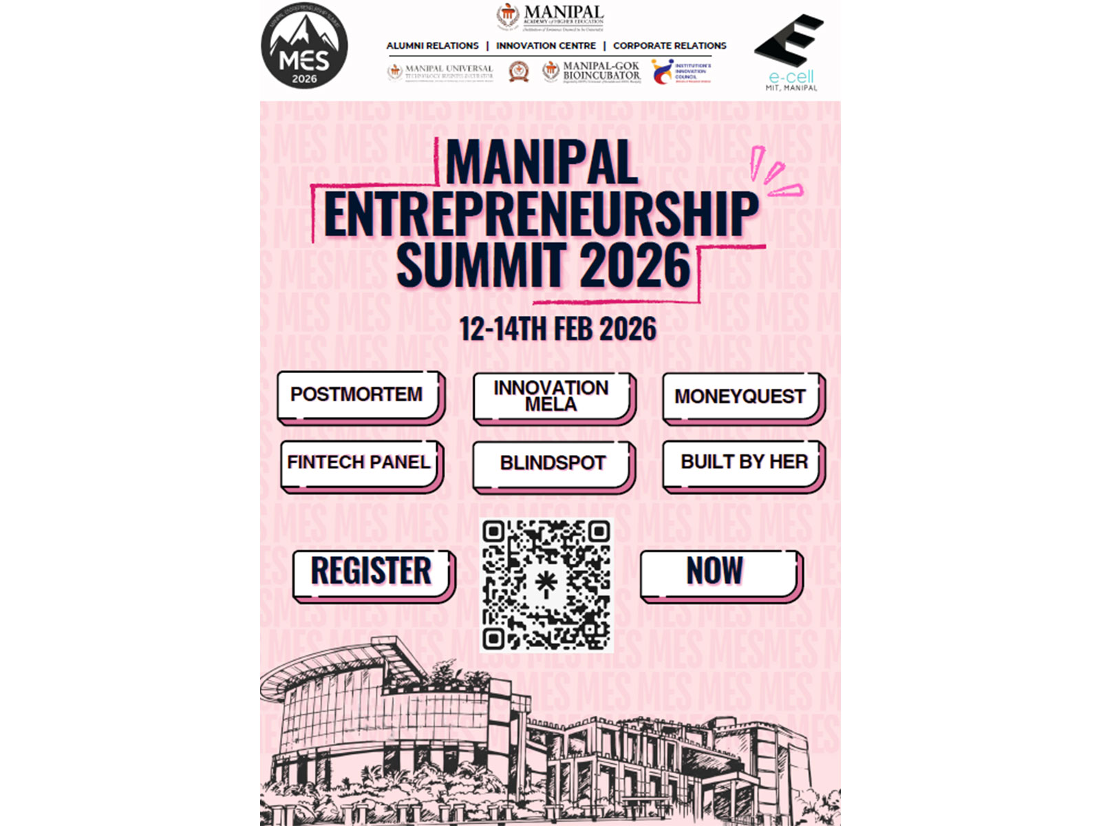Manipal Institute of Technology (MIT), Manipal, to Host Manipal Entrepreneurship Summit 2026 from 12-14 February