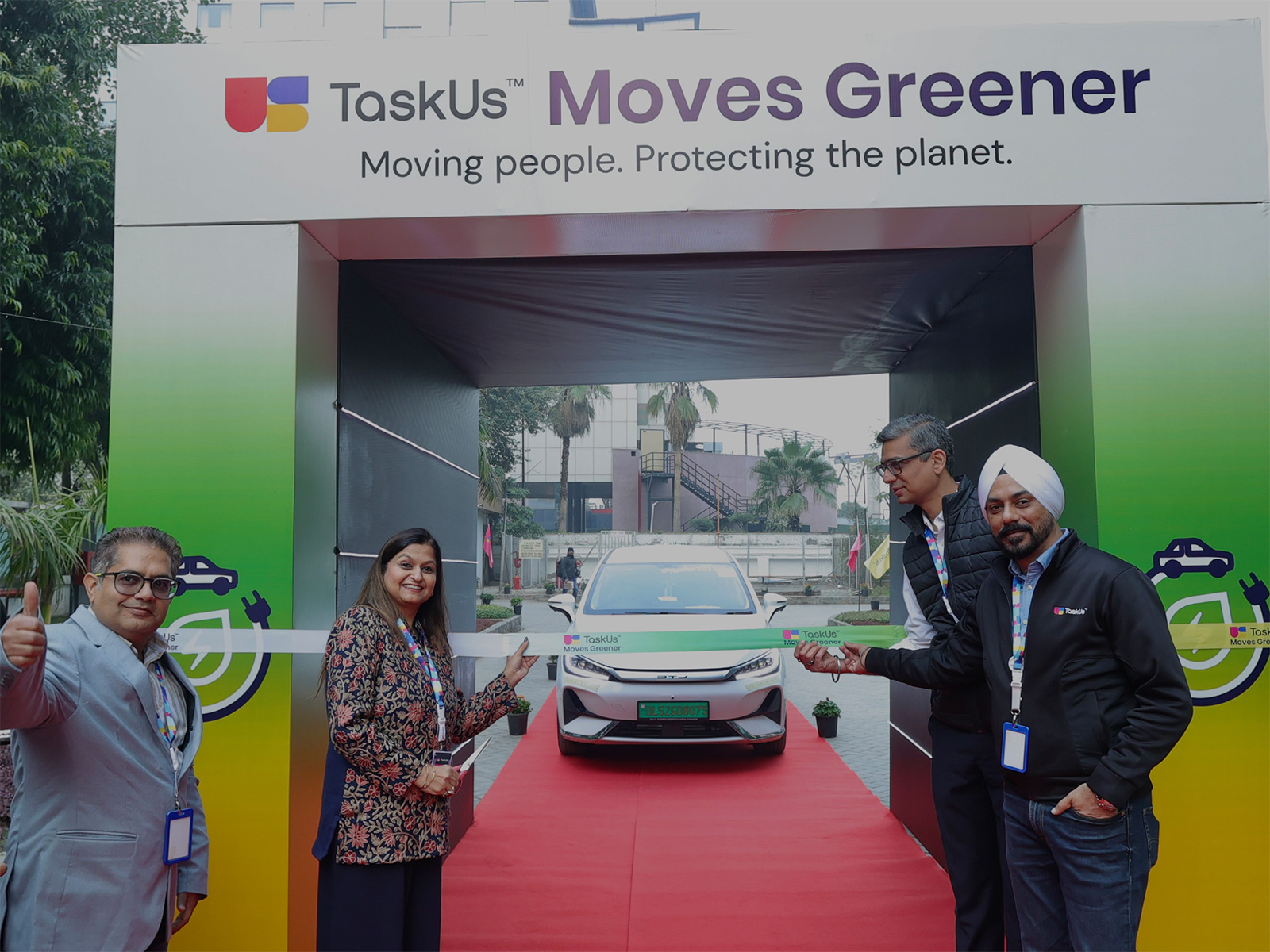 TaskUs Moves Greener: TaskUs India Accelerates Sustainable Commutes with Large-Scale EV Transportation Rollout