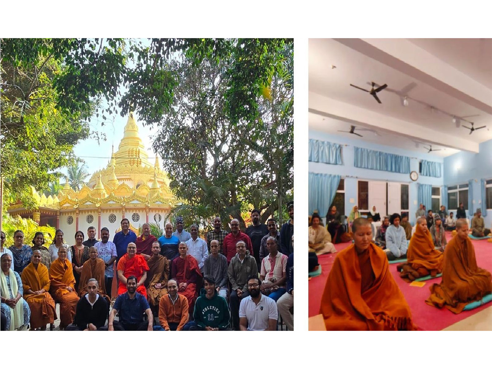 A Metta Vipassana Meditation retreat in India, guided in the Dhamma sukha Tradition