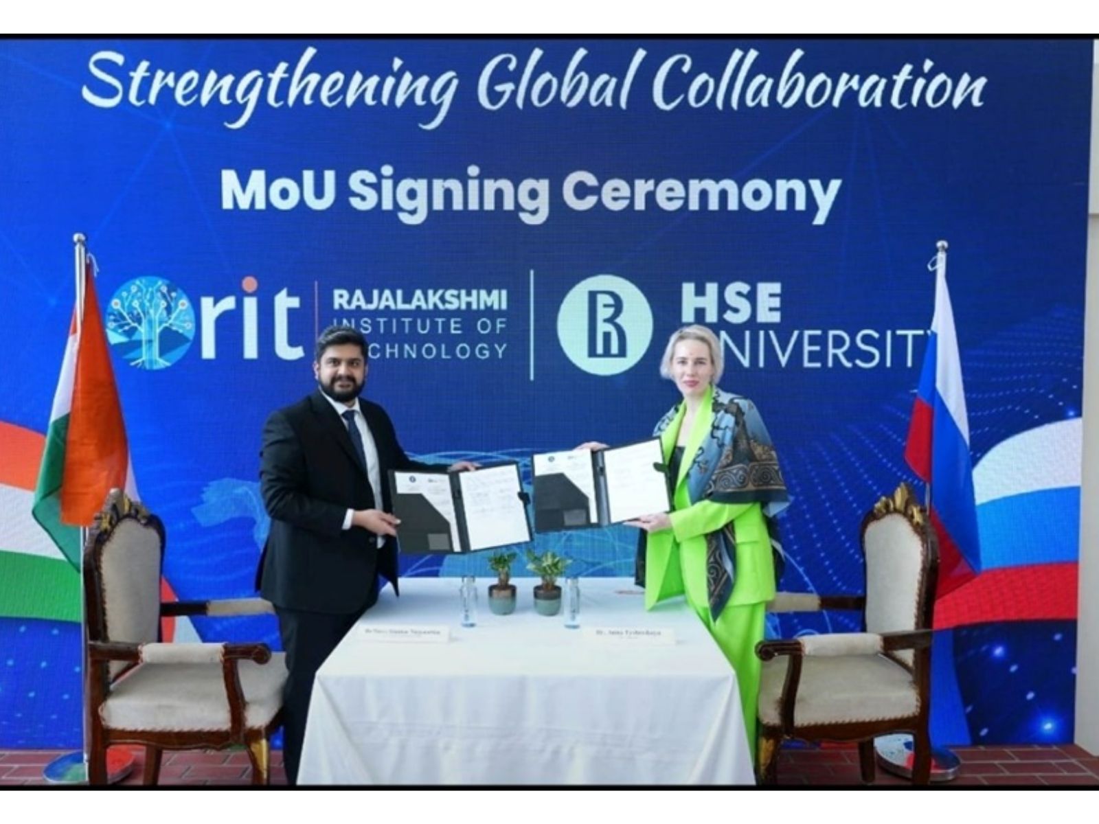 Rajalakshmi Institute of Technology Signs MoU with HSE University, Russia