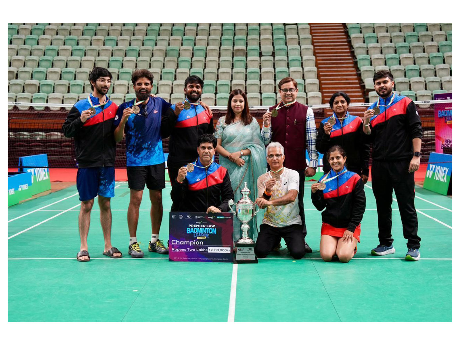 Courtroom Smashers Crowned Champions at Premier Law Badminton League Season 2