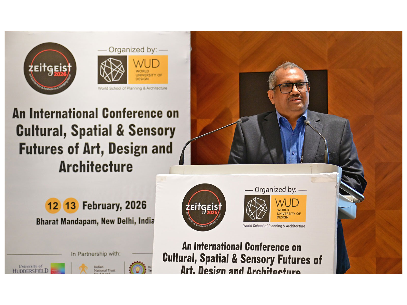 Dr. Sanjay Gupta, Chair of ZEITGEIST 2026 and Vice-Chancellor of the World University of Design