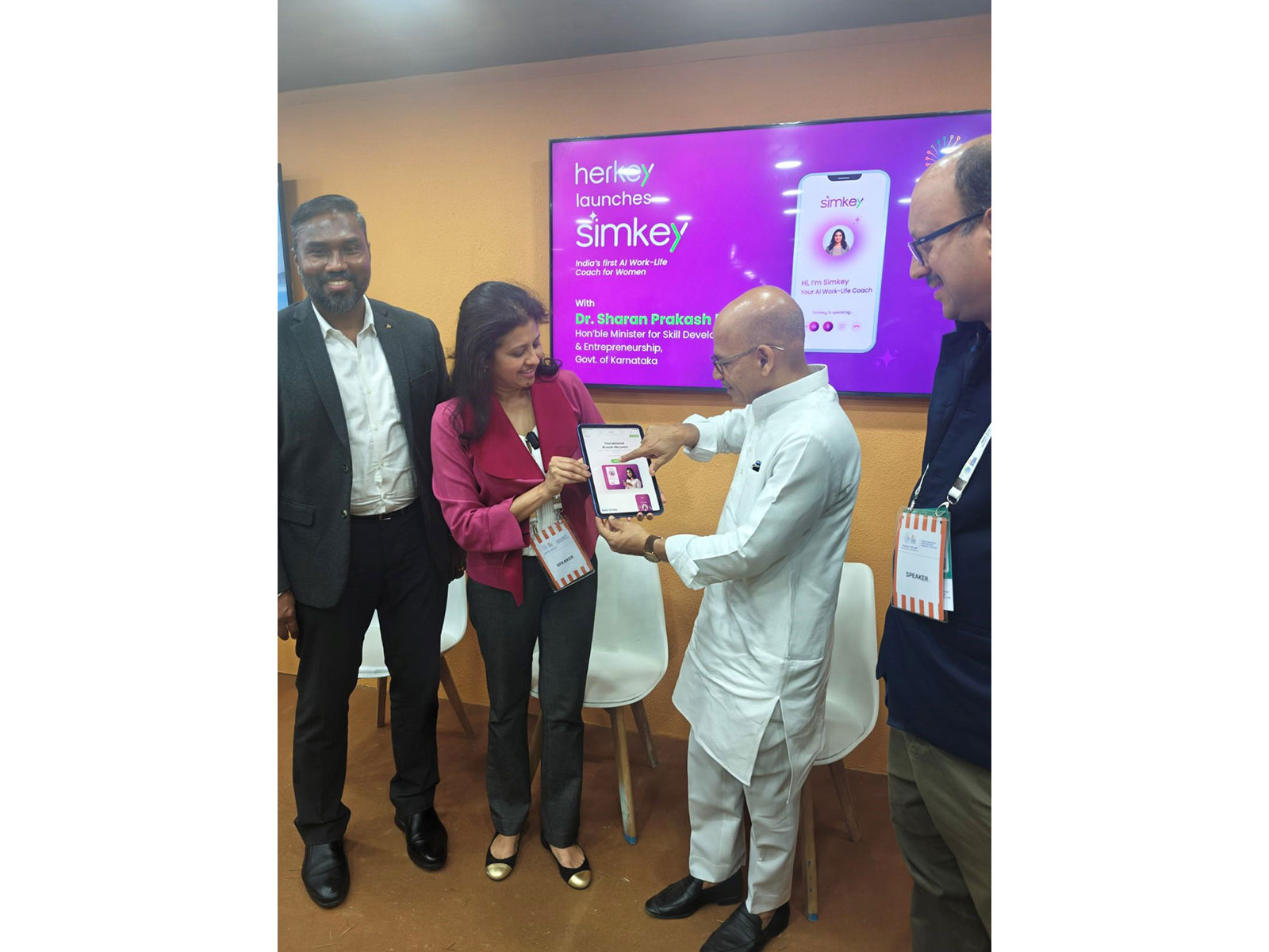 HerKey Launches Simkey, India's First AI Work-Life Coach for Women, at India AI Impact Summit 2026