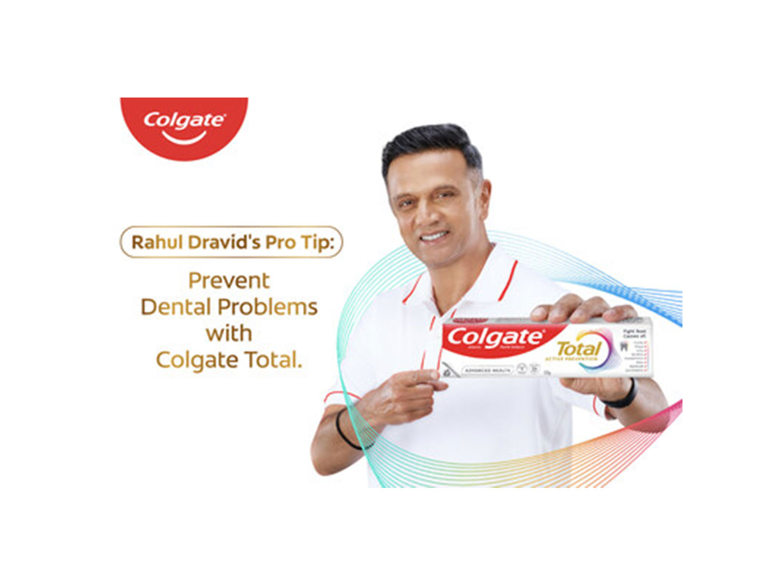 Rahul Dravid Endorses Colgate Total to Champion Oral Health as a Performance Edge