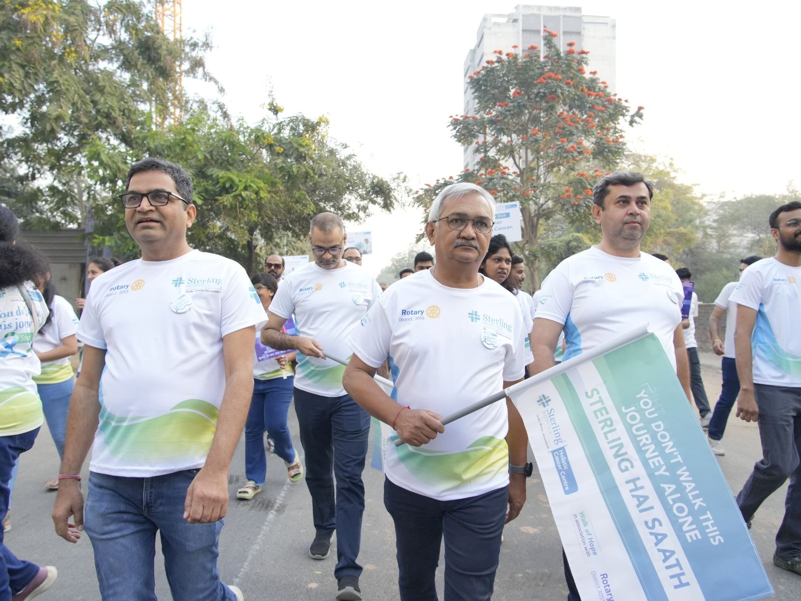 Sterling Hospitals' Sindhubhavan Unit Spearheads Major Cancer Awareness Walkathon with Rotary Club