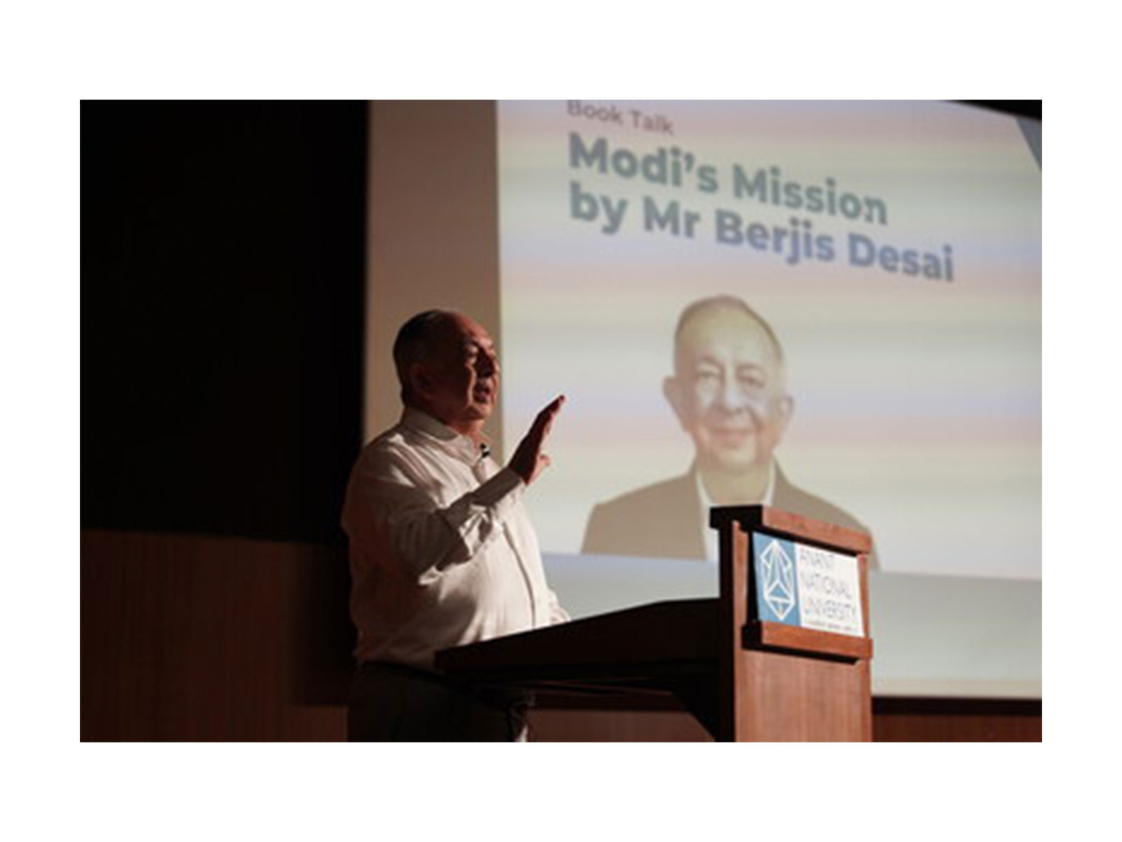 Anant National University Hosts a Special Author Talk by Berjis Desai on His Latest Book Modi's Mission