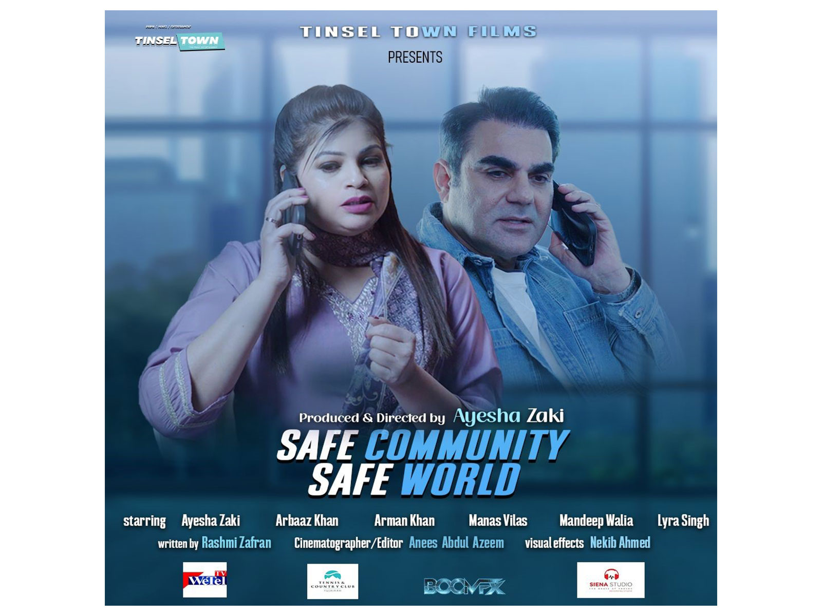 Dubai-Based Director Ayesha Zaki Makes Lead Acting Debut with Arbaaz Khan in 'Safe Community Safe World'