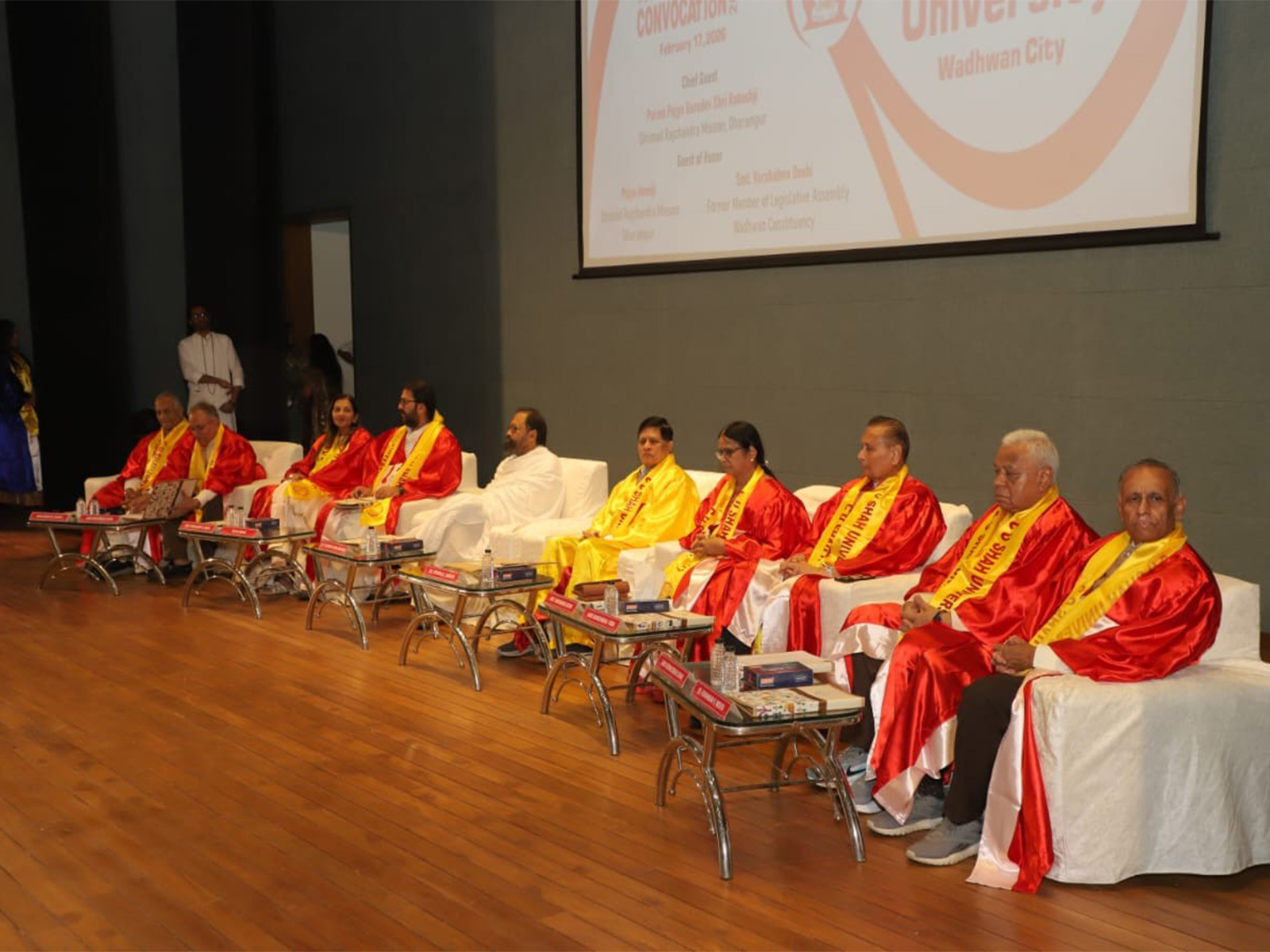 C. U Shah University's Convocation Ceremony concluded at Wadhwan, Surendranagar