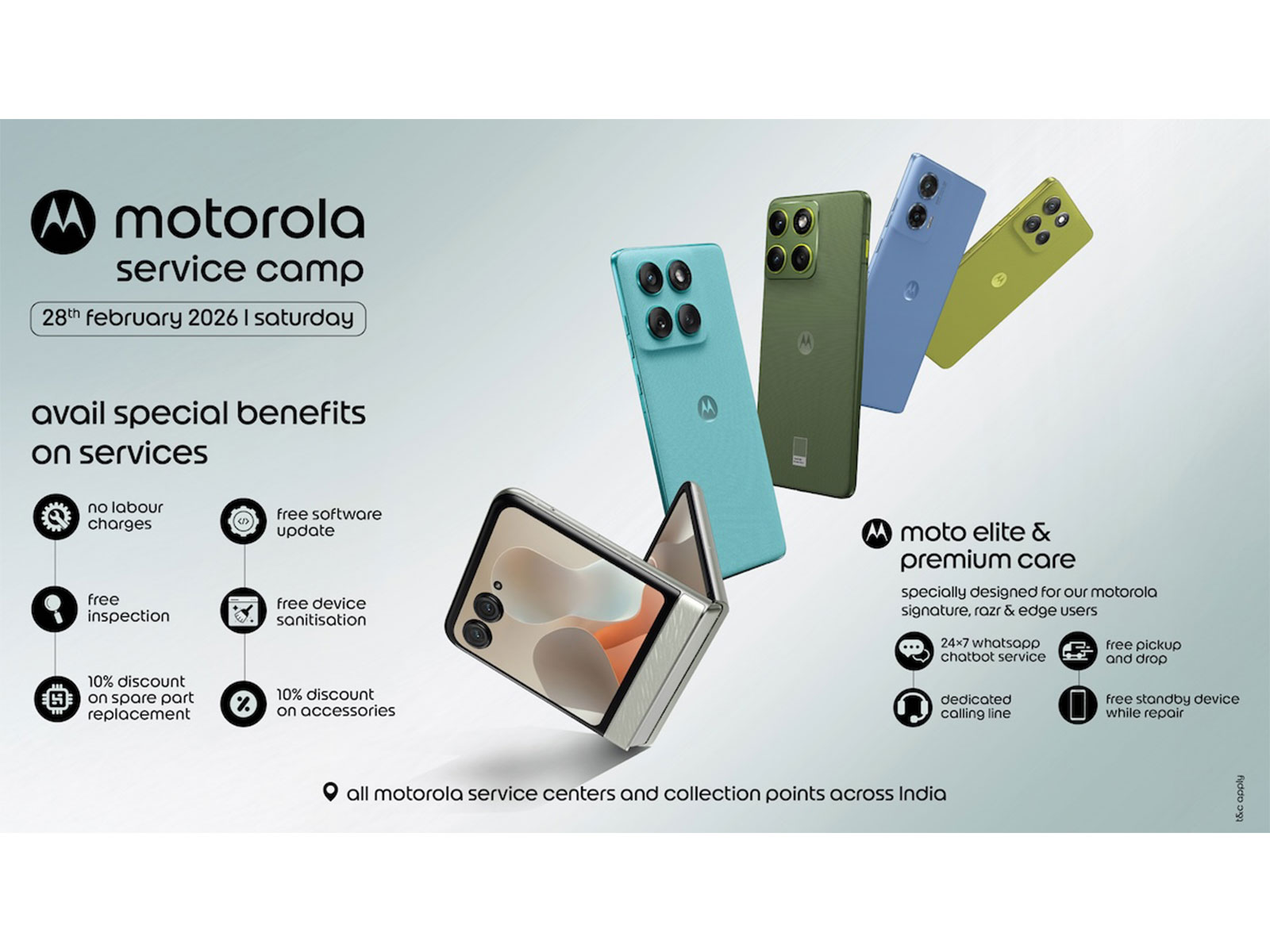 Motorola launches nationwide Monthly Service Connect & Free Doorstep Service* to strengthen after-sales support ecosystem