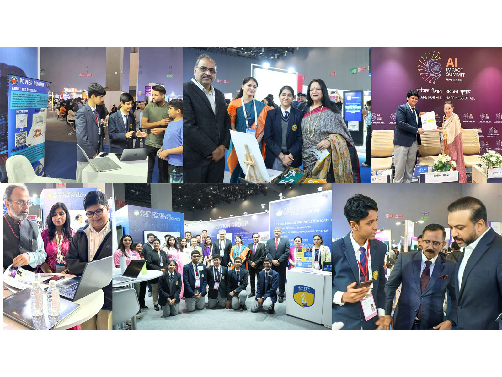Amitians Shine at AI Summit 2026, Amity International School, Noida