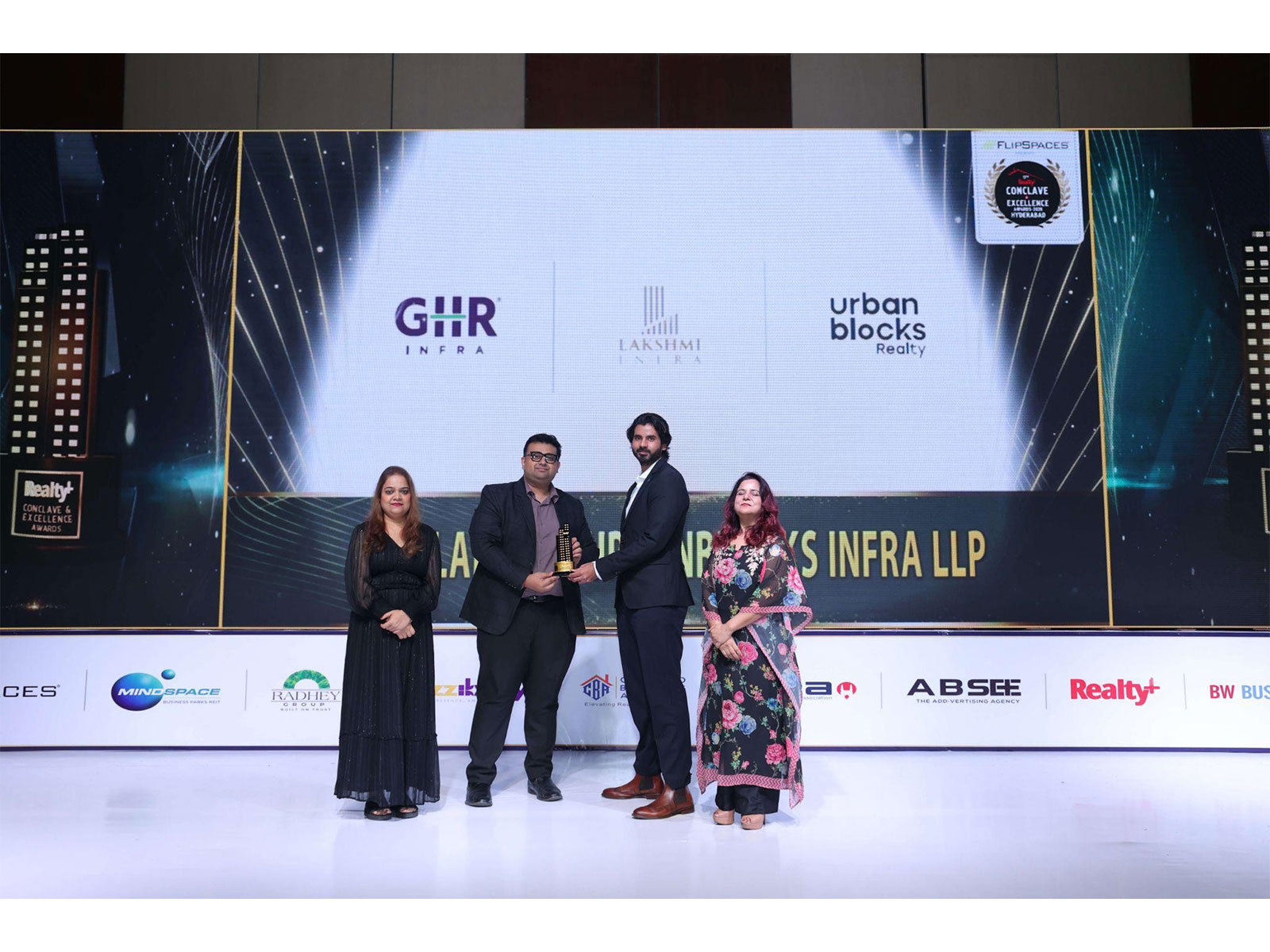 GHR Lakshmi Urbanblocks LLP Takes Top Honour by Winning Realty+"Developer of the Year - Residential" Award 2026
