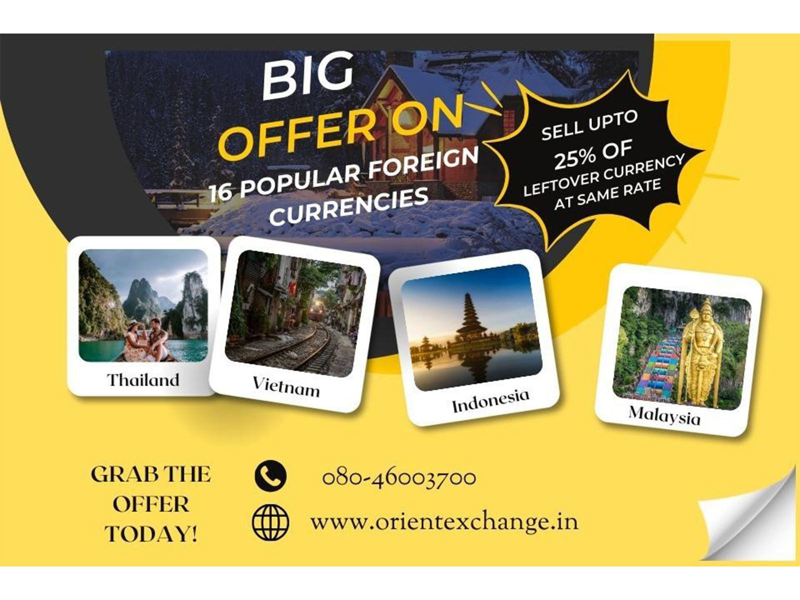 Orient Exchange Expands Buy Back Scheme to 16 Destination Currencies