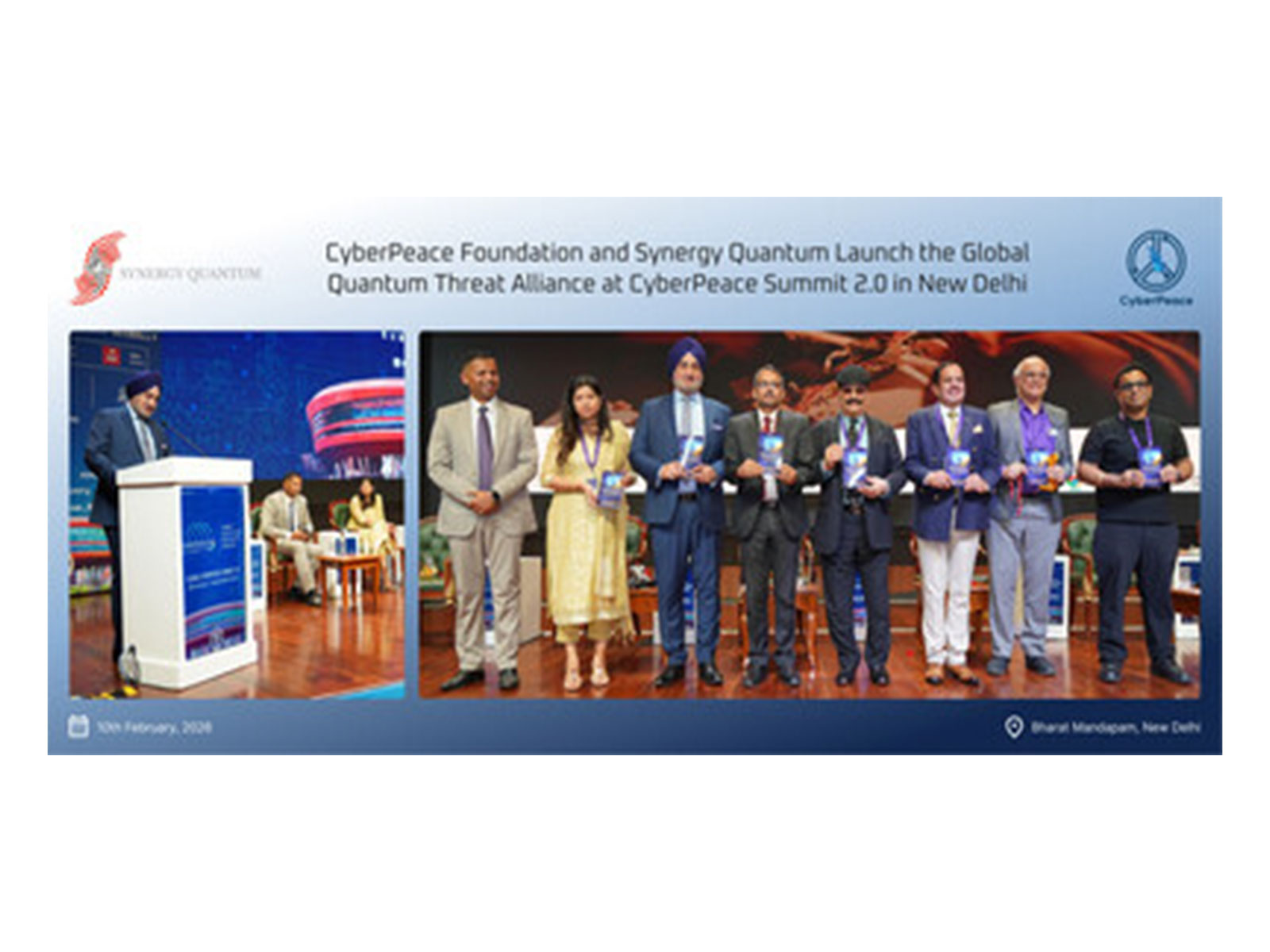 CyberPeace Foundation and Synergy Quantum Launch the Global Quantum Threat Alliance at CyberPeace Summit 2.0 in New Delhi