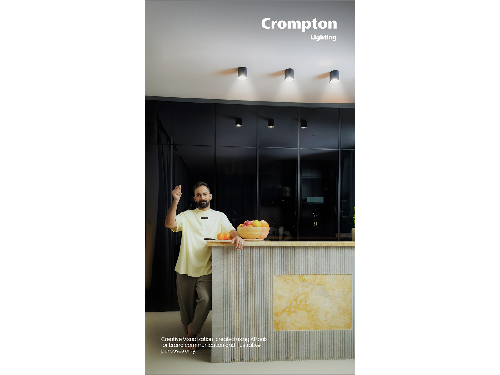 Crompton collaborated with Dinesh Karthik