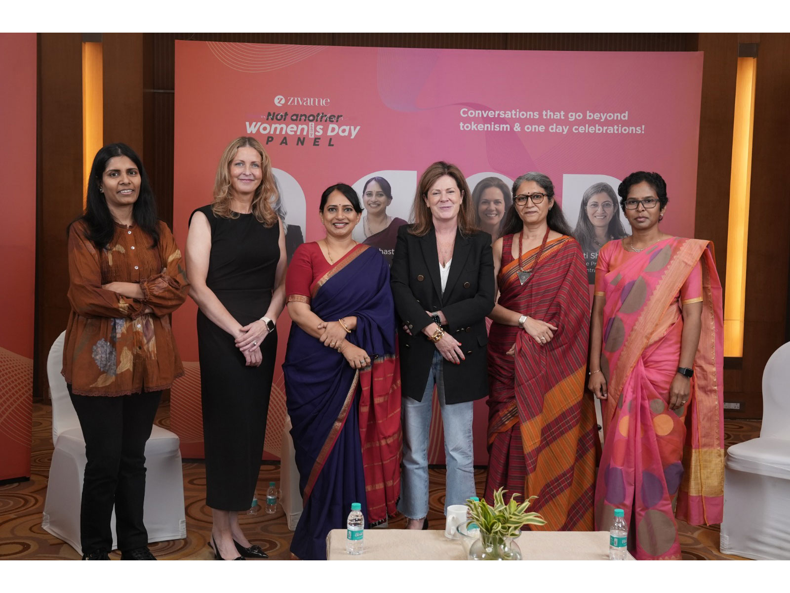 Aditi Pany, Founder & CEO, Qalara; Sara Fanning, Creative Head, Azorte; Renuka Shastry, Head of Legal, Reliance Retail Group; Zoe Matthews, SVP, Yousta; Aarti Sharma, SVP, Avantra; Kiruba Devi, COO & Head, Zivame