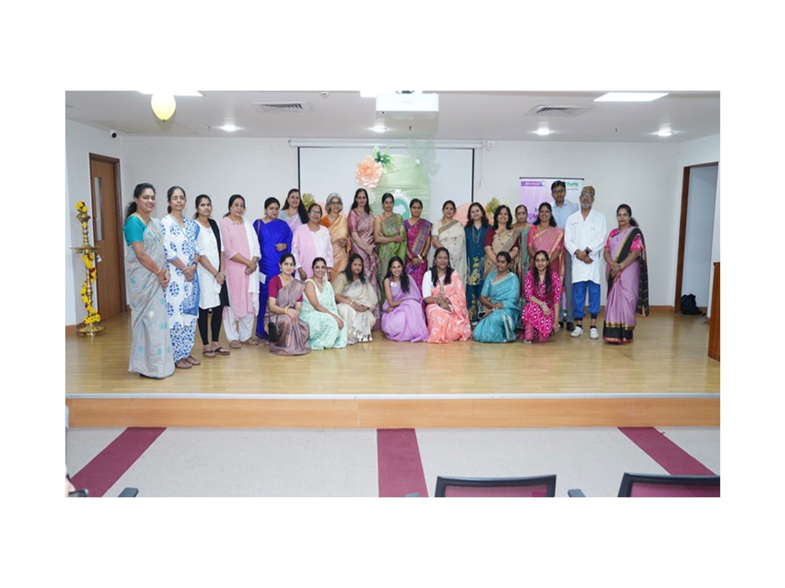 Women Community Leaders along with Senior Clinicians and Leadership team at Fortis Hospital Bannerghatta Road, Bengaluru