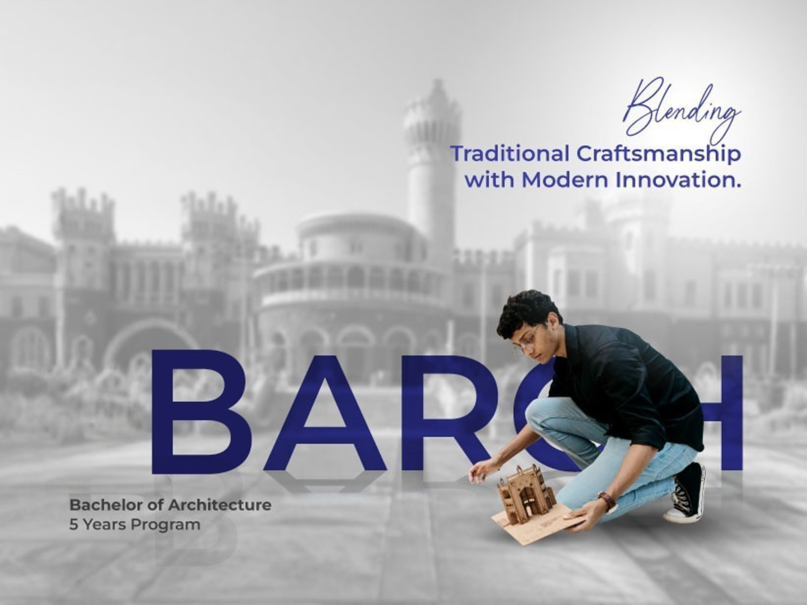 Bachelor of Architecture at Nitte University: Blending Traditional Craftsmanship with Modern Innovation.