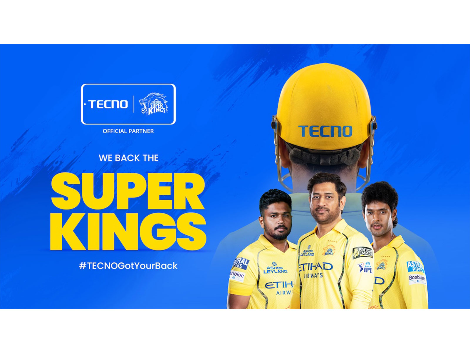 TECNO becomes the Backbone of Chennai Super Kings