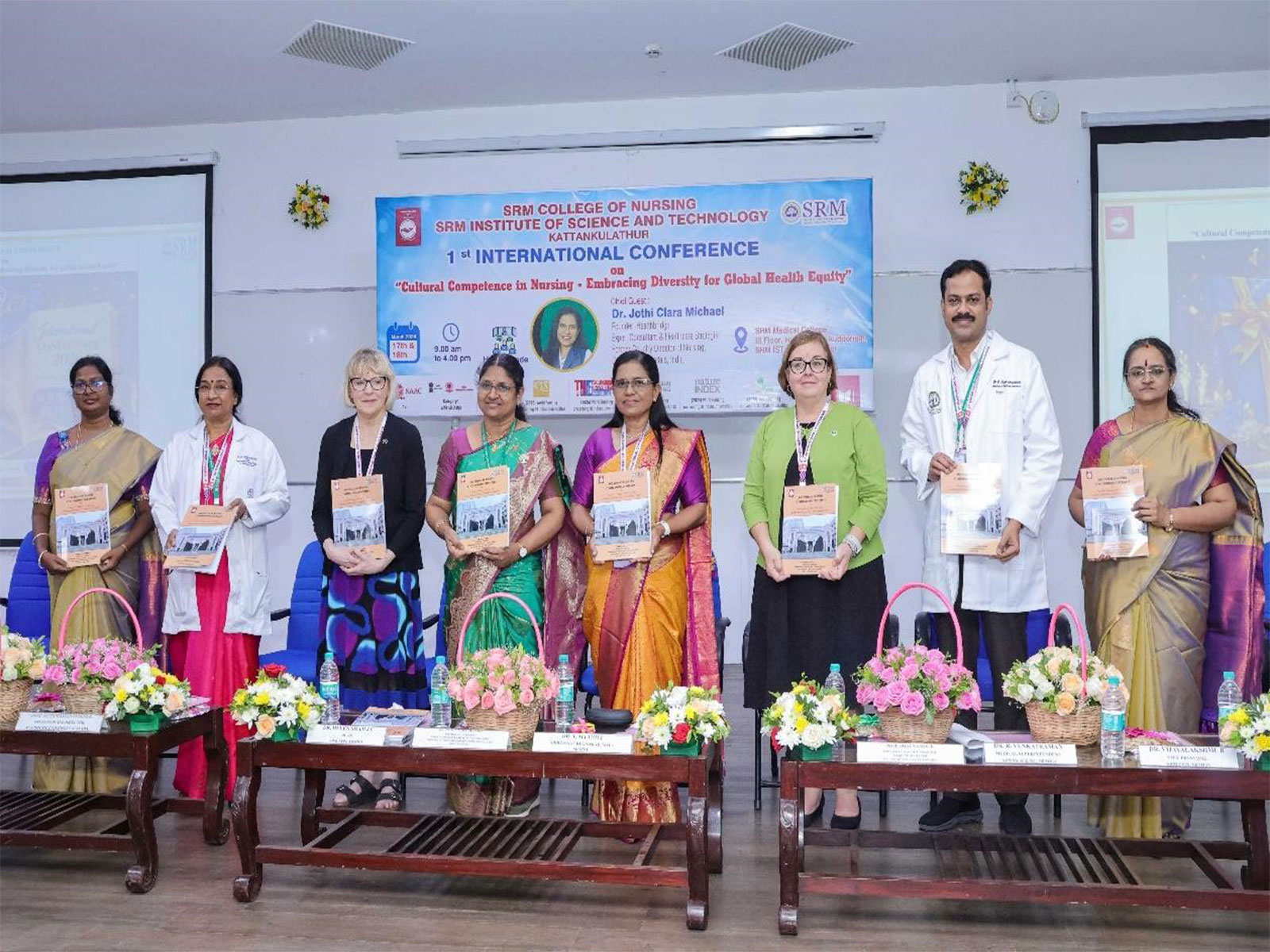 All participants at the first international conference on nursing held at SRM College of Nursing