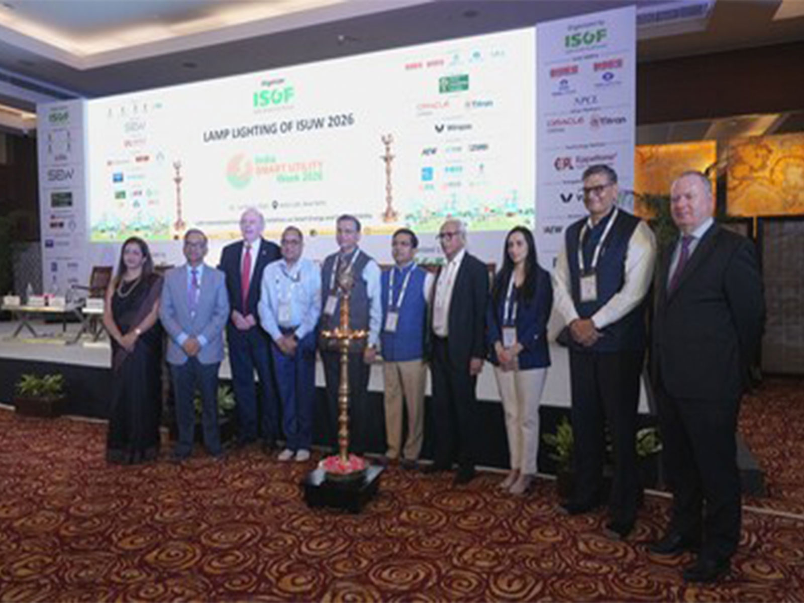Lamp Lighting during Inaugural Ceremony of India Smart Utility Week (ISUW) 2026