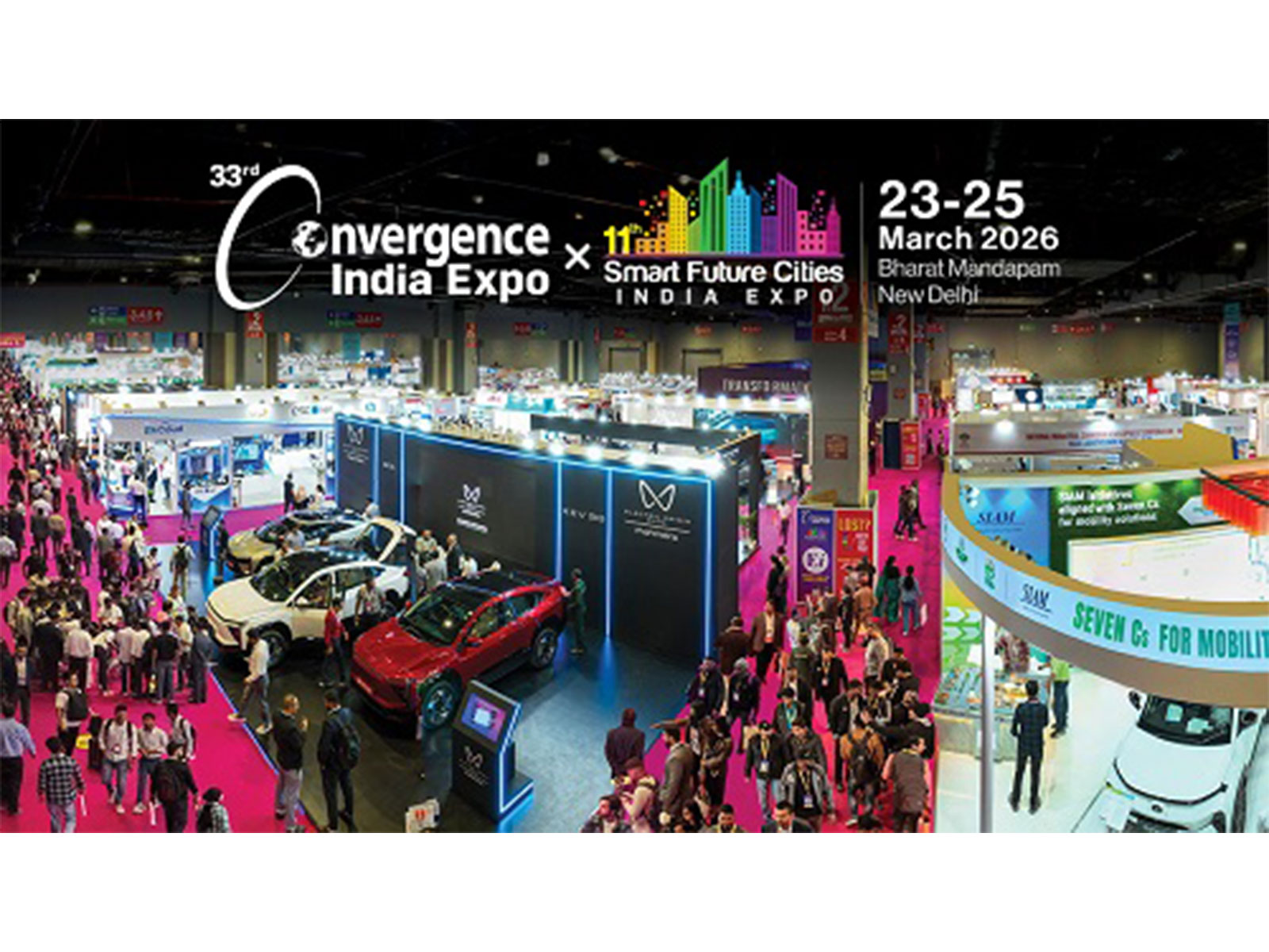 Convergence India Expo, India's most influential and longest-running technology expo, is about to host its 33rd edition, featuring 1,000 participating brands and 50,000 attendees