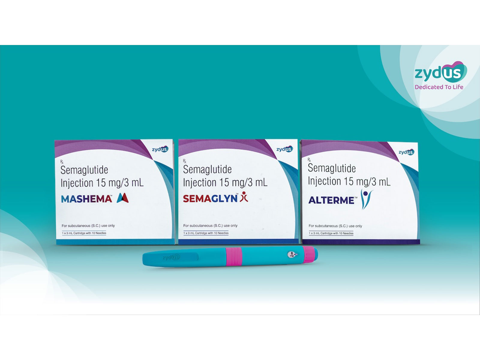 Zydus has launched Semaglutide Injection under the brand names - SEMAGLYN, MASHEMA and ALTERME