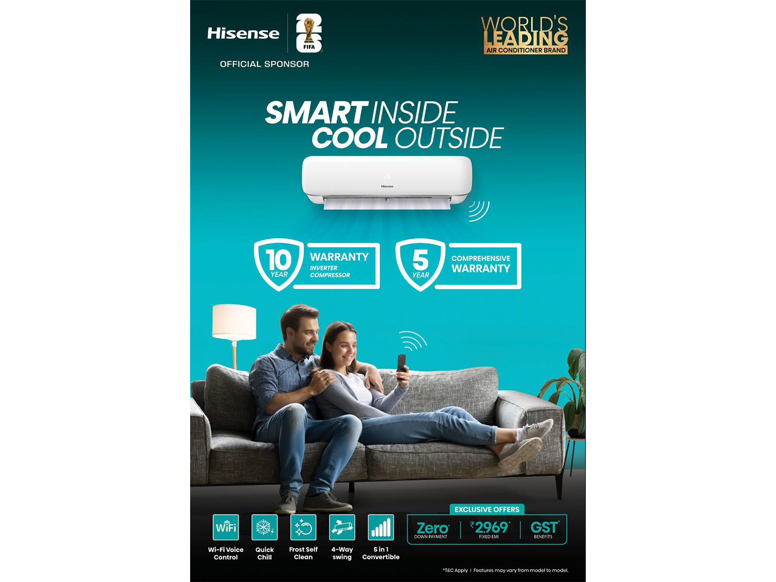Hisense Unveils Next-Generation Inverter Technology and Smart Connectivity Air Conditioner to Indian Homes