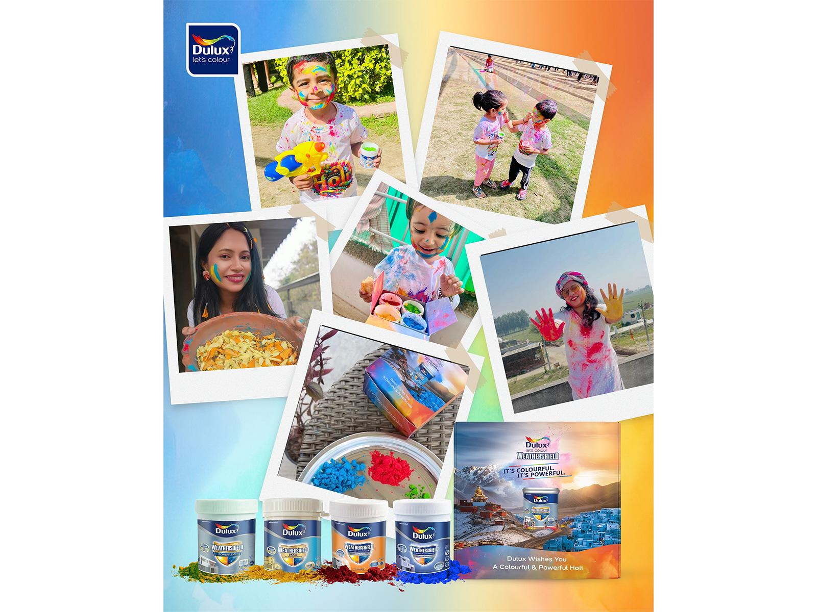  India celebrates a Colourful and Powerful Holi with Dulux paints