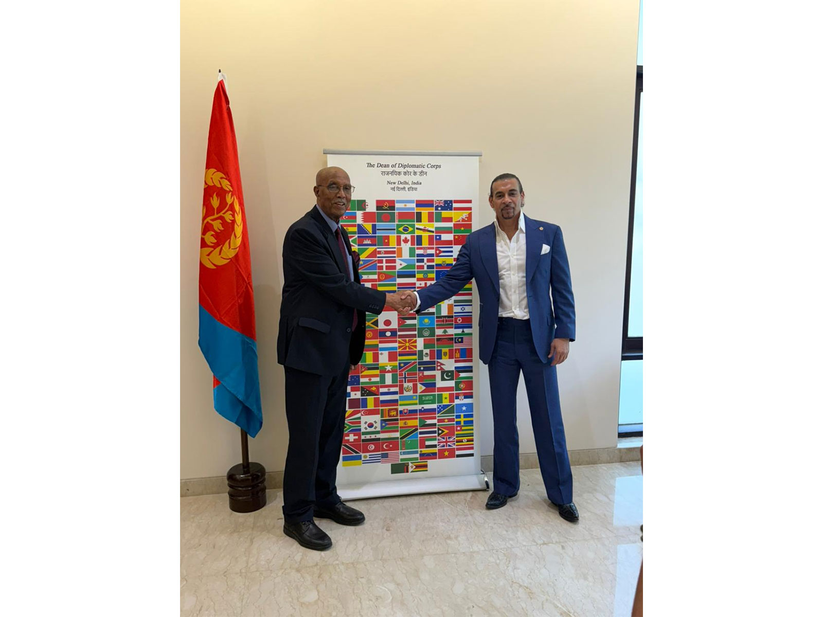 High Commissioner Gurdip Dev Bath Meets Dean of Diplomatic Corps on courtesy call