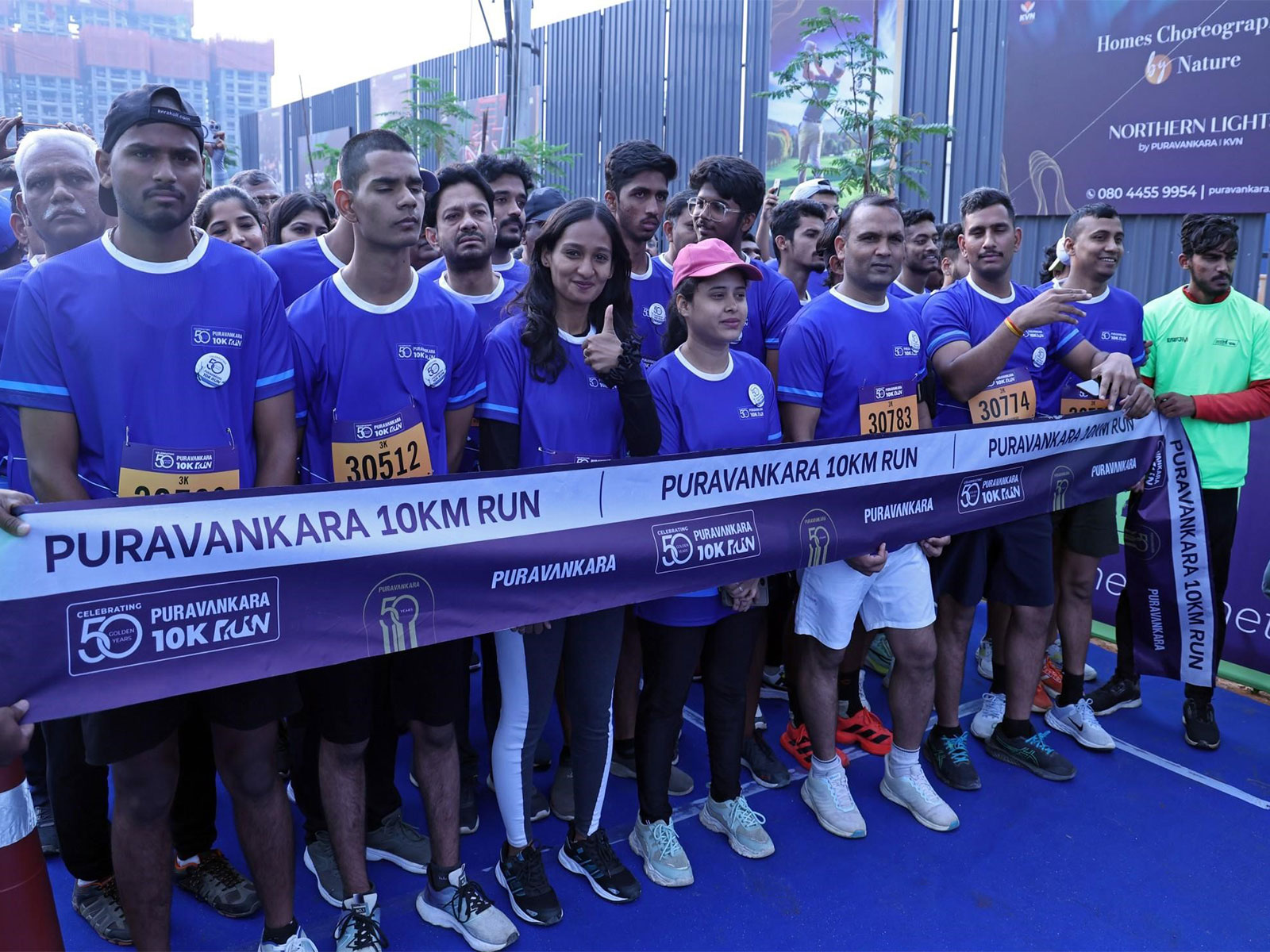 The Puravankara 10K Run at the KIADB Hardware Park, Bengaluru North