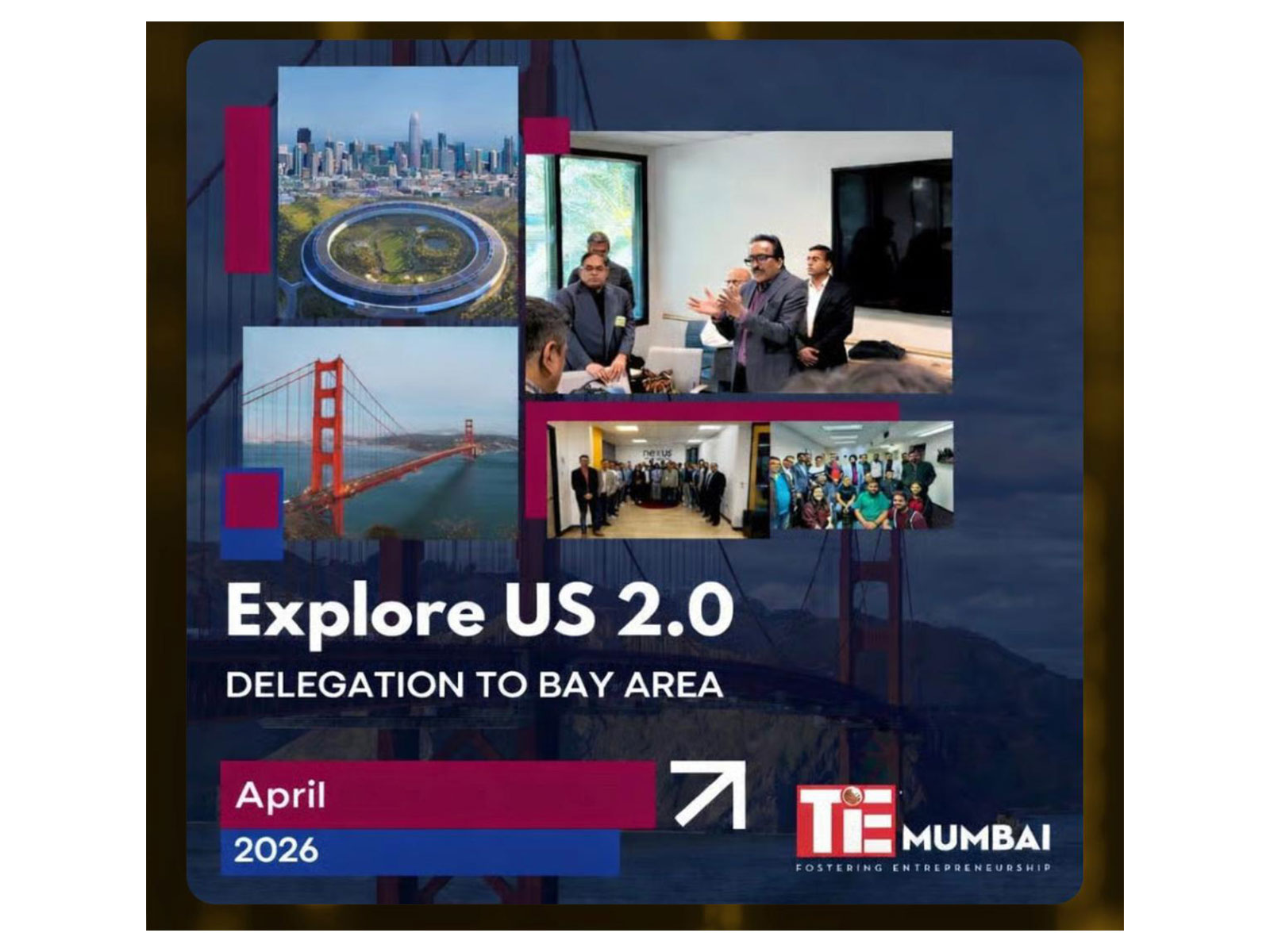 TiE Mumbai calls for Applications for US Tech Delegation 2026