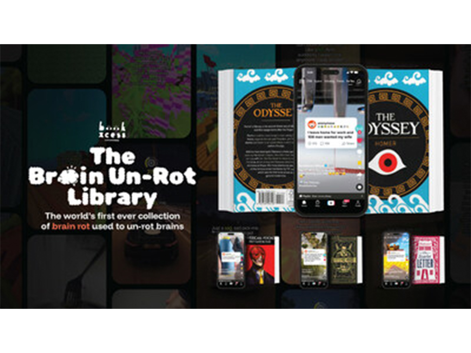 From Doomscroll to Page-Turner: BookXcess Launches The Brain Un-Rot Library to Help Rebuild a Generation's Focus