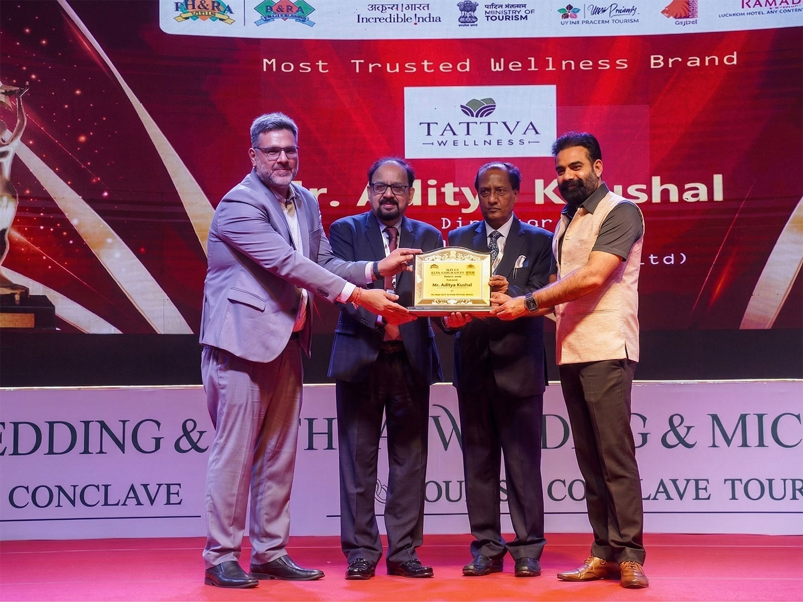 Tattva Wellness Spa recognised as India's Most Trusted Wellness Brand and India's Leading Spa and Wellness Network by FHRAI & Ministry of Tourism