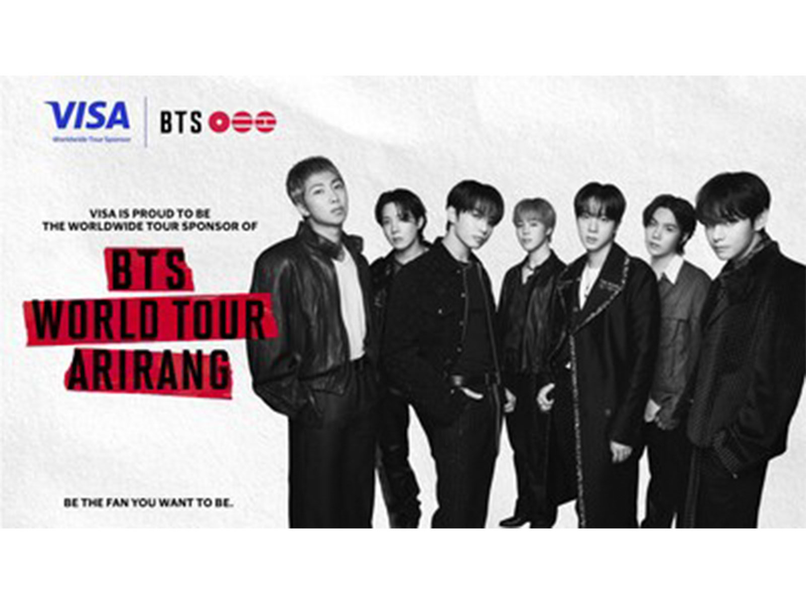 Visa cements global K-pop connection as Worldwide Tour Sponsor for "BTS WORLD TOUR 'ARIRANG'"