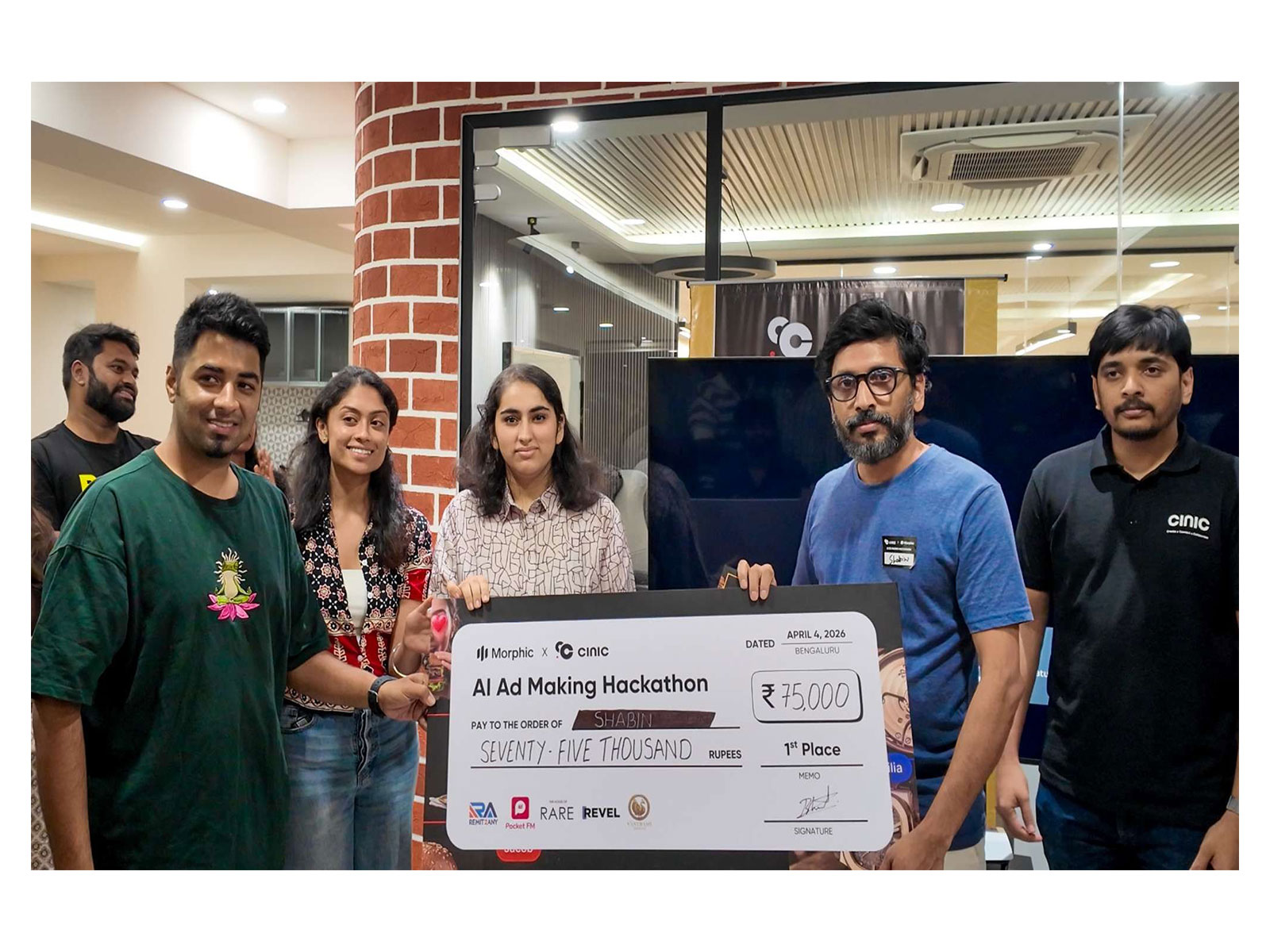 Cinic x Morphic Host First-of-Its-Kind AI Ad Making Hackathon in Bengaluru