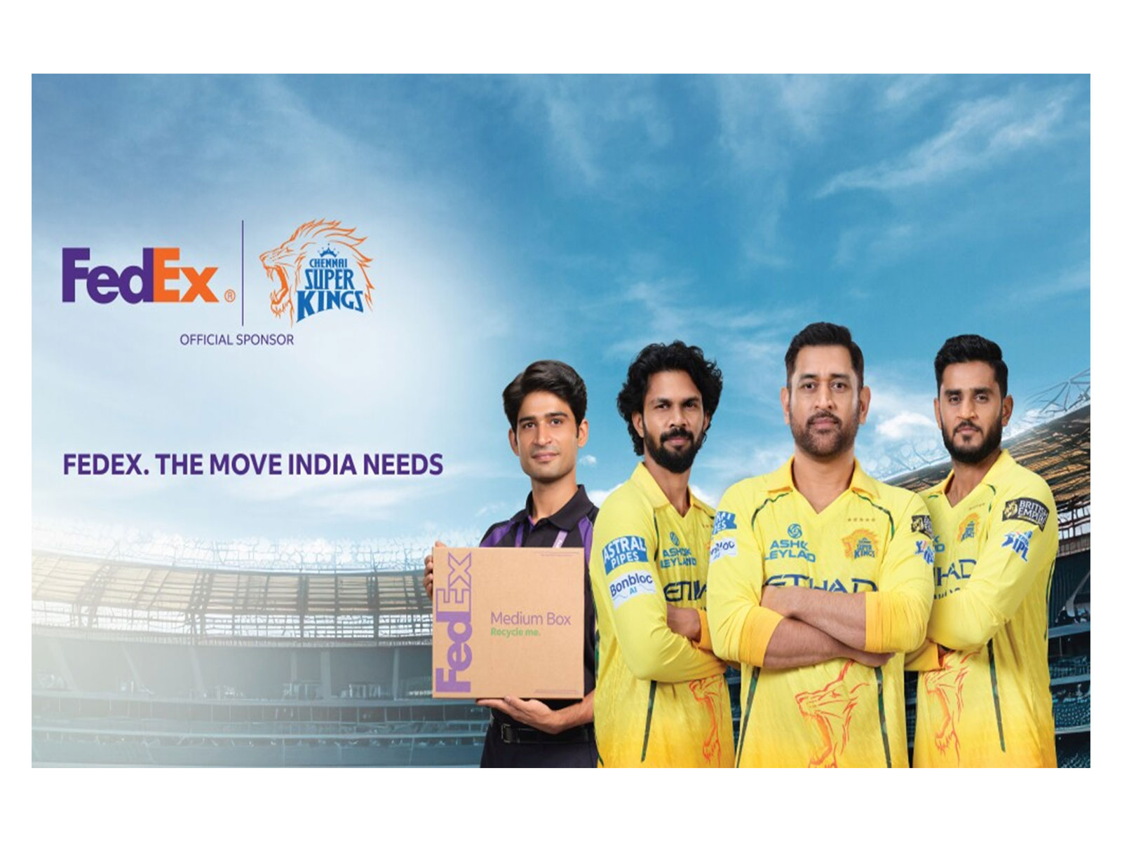FedEx and CSK deliver an all-round advantage with "FedEx. The Move India Needs" digital brand campaign