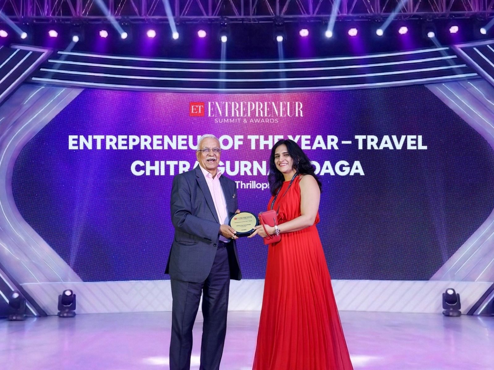 Thrillophilia CEO & Co-founder Chitra Gurnani Daga Receives 'Entrepreneur of the Year - Travel' at ET Awards 2026