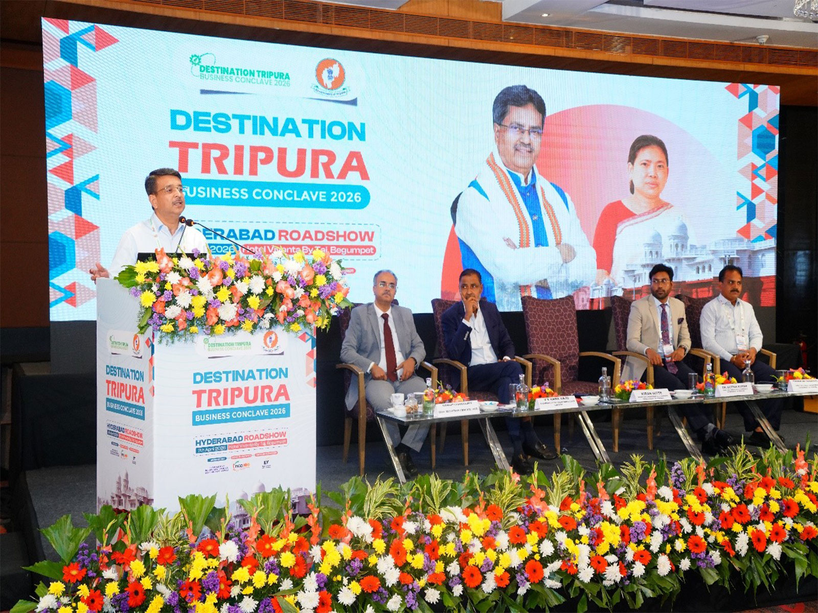 Department of Industries & Commerce, Government of Tripura Destination Tripura - Business Meet 2026 Investors' Roadshow Held in Hyderabad