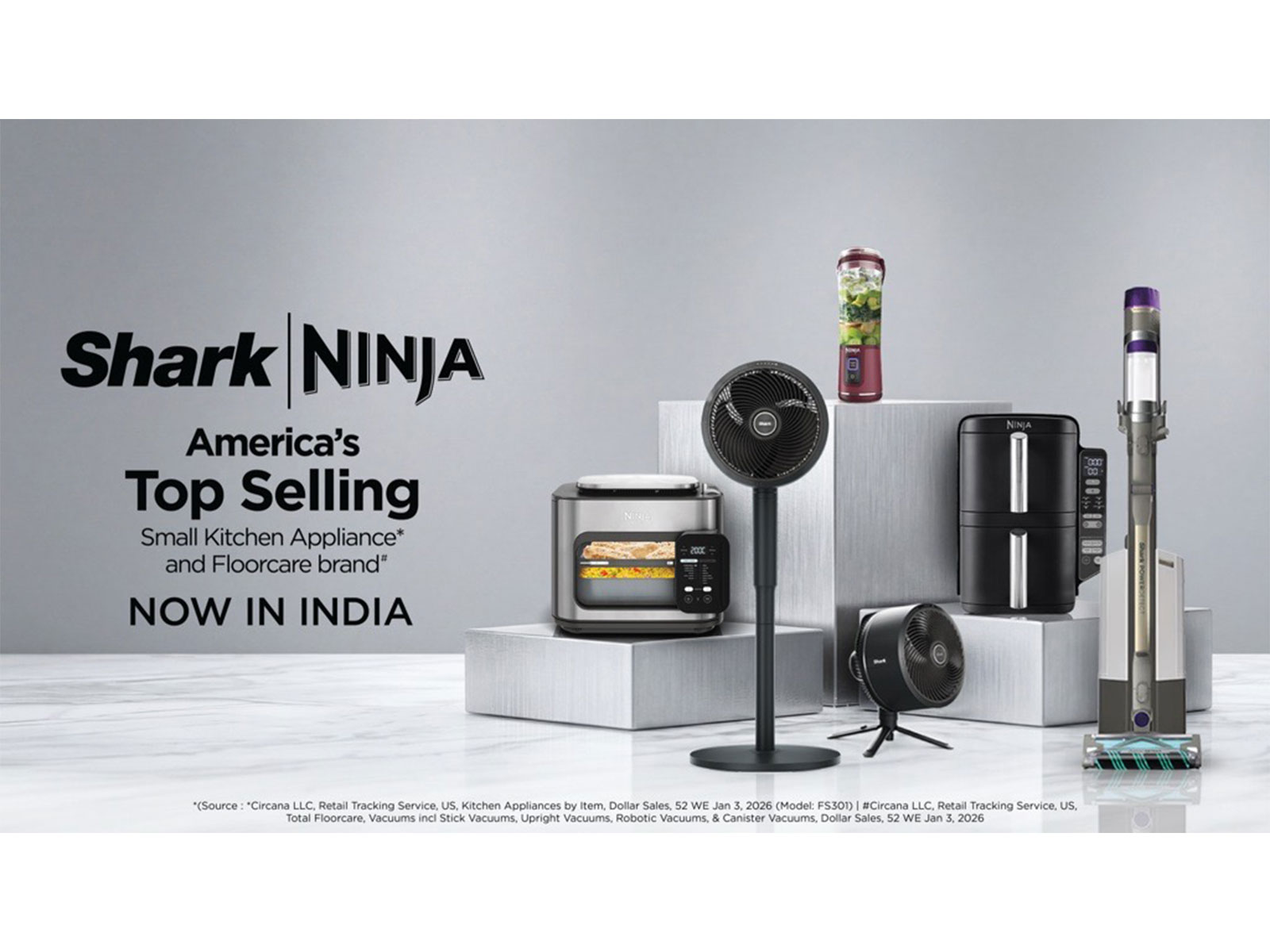 Shark and Ninja Officially Launch in India, Bringing Category-Leading Innovation to Indian Homes
