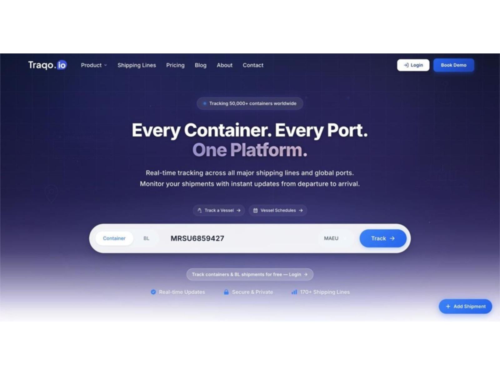 Traqo Launches AI-Powered Container Tracking for Export and Import Operators