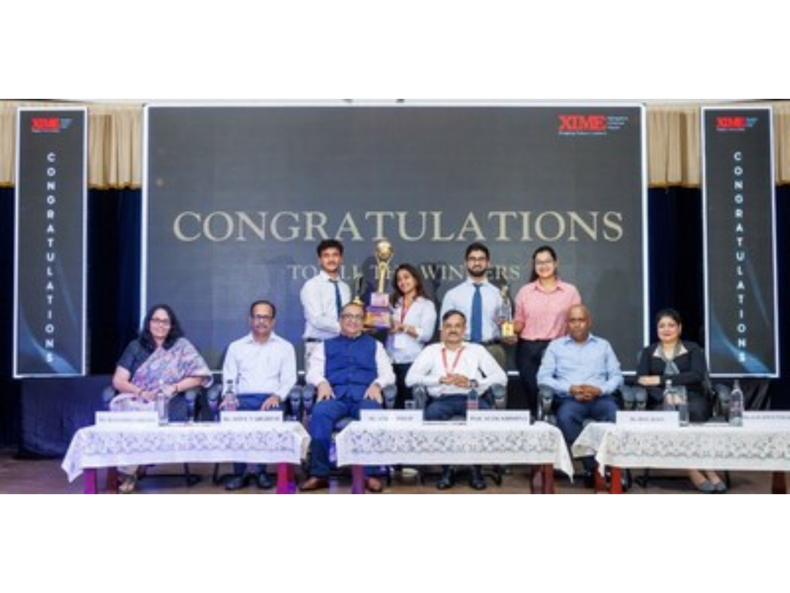 Winners: Darsh Gowda G. M. & Bhoomikha Kiran, Global Academy of Technology, Bangalore, Cash Prize: ₹1,00,000; Best Speaker: Darsh Gowda G. M, Cash Prize: ₹50,000