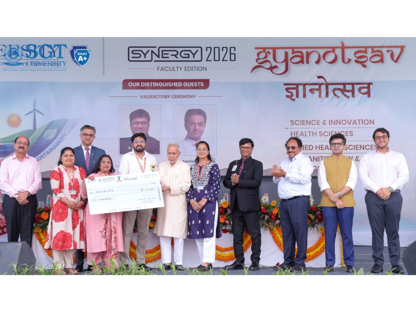 Synergy-Gyanotsav 2026' India's First Faculty Tech Fest at SGT University Concludes with 148 Projects of Vision, Innovation and Academic Excellence
