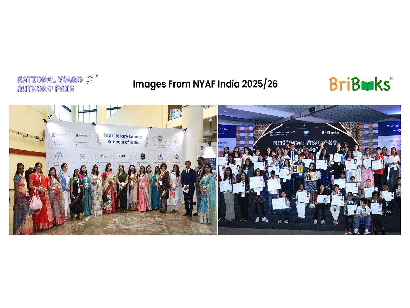 BriBooks Honours India's Best Young Authors and Schools at the National Awards & Exhibition 2025-26