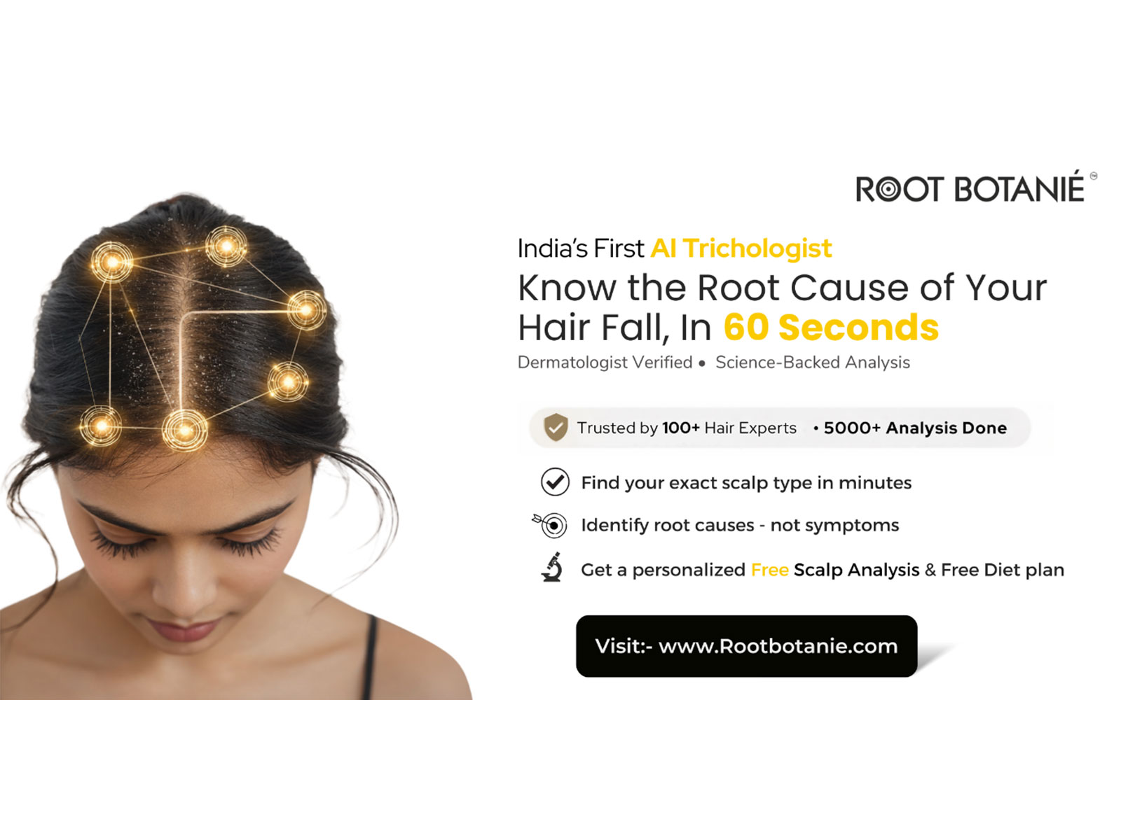 Root Botanie™ Launches India's First AI-Powered Trichologist (Hair & Scalp Expert)
