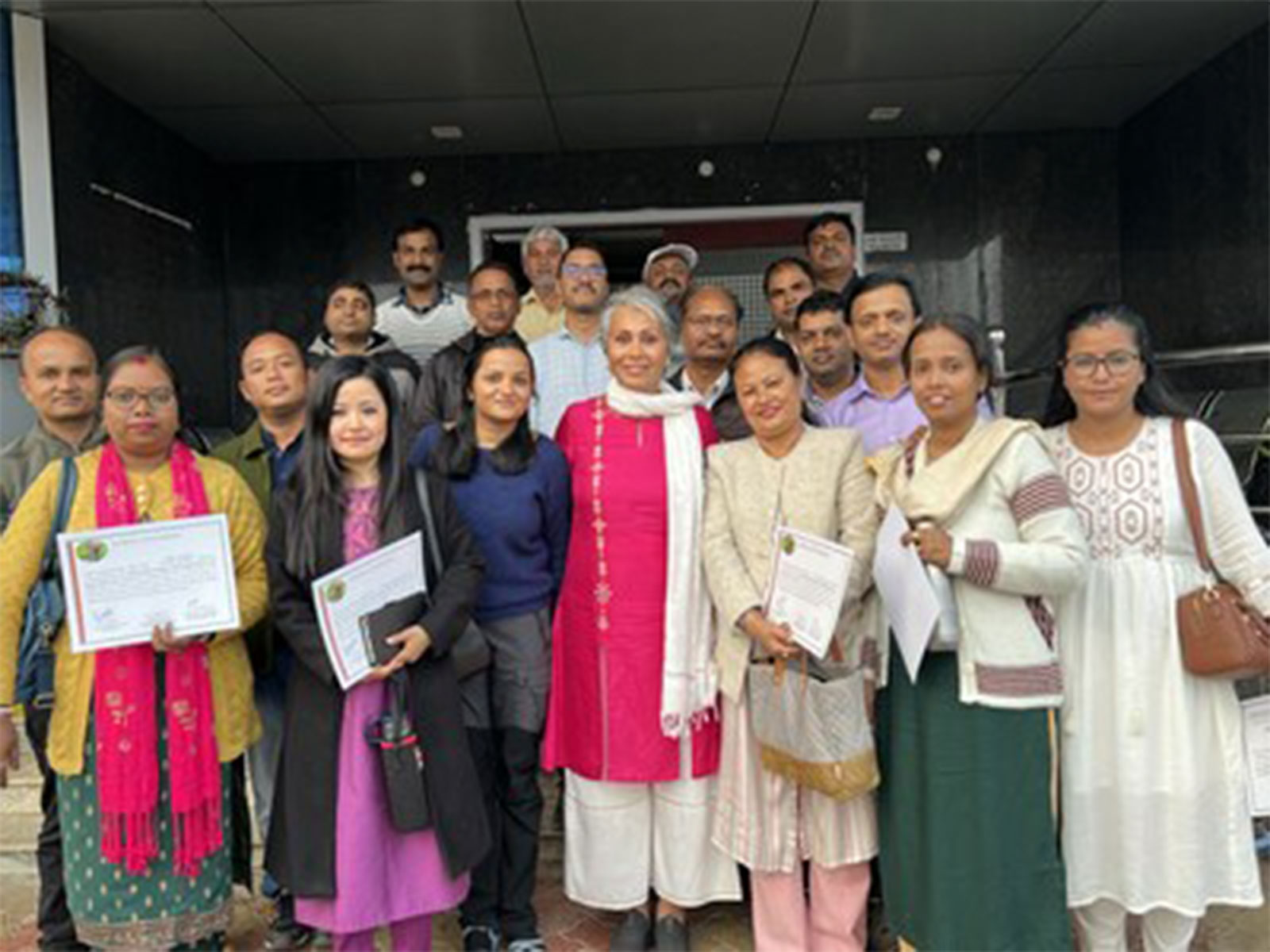 Teachers shaping the next generation--graduates of the Teaching Systems Thinking to Protect Wildlife program, Jalpaiguri schools.