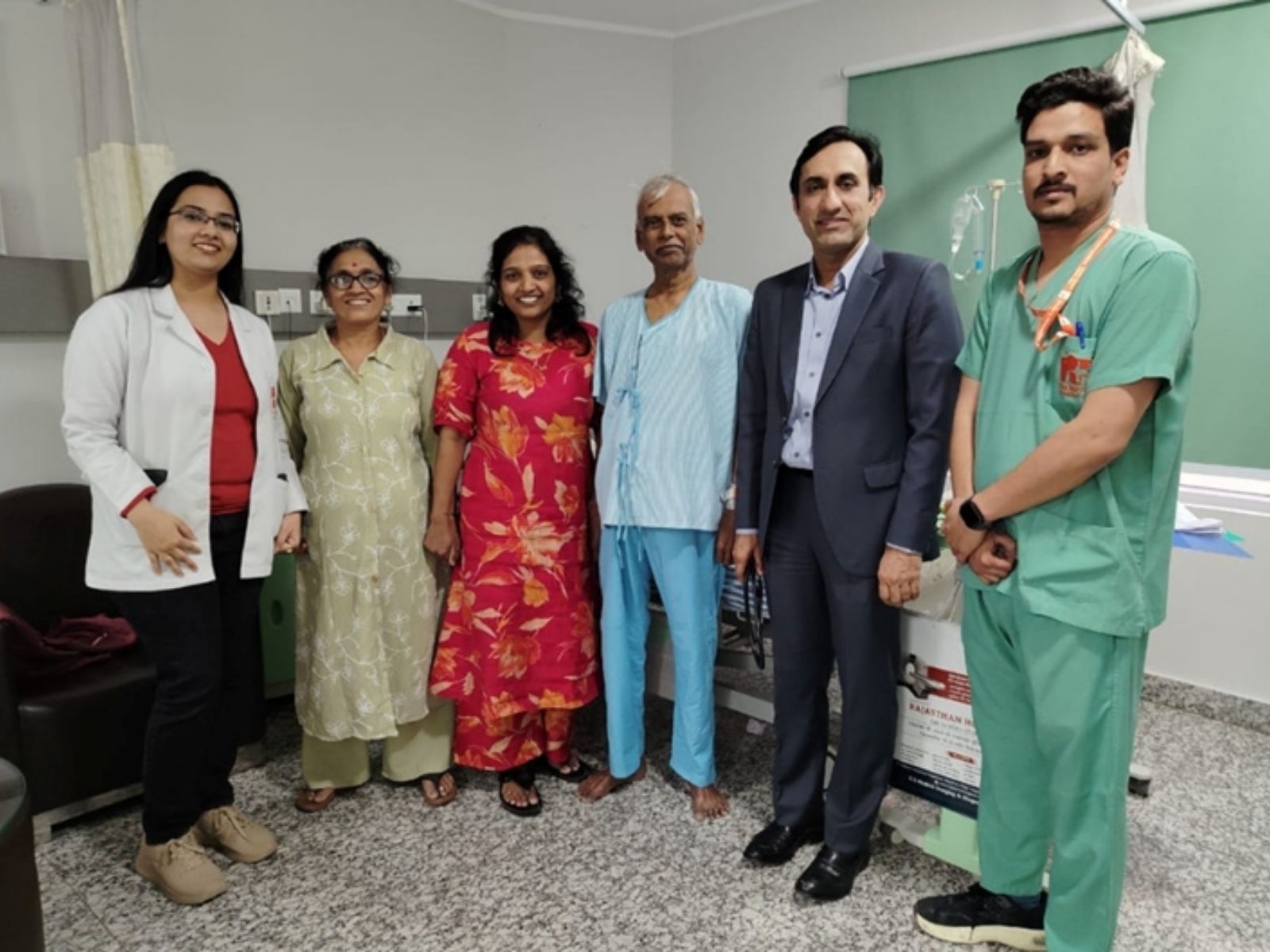 72-Year-Old Travels 1200 km by Road Ambulance from Mumbai to Jaipur, Undergoes Successful Valve Replacement and Angioplasty